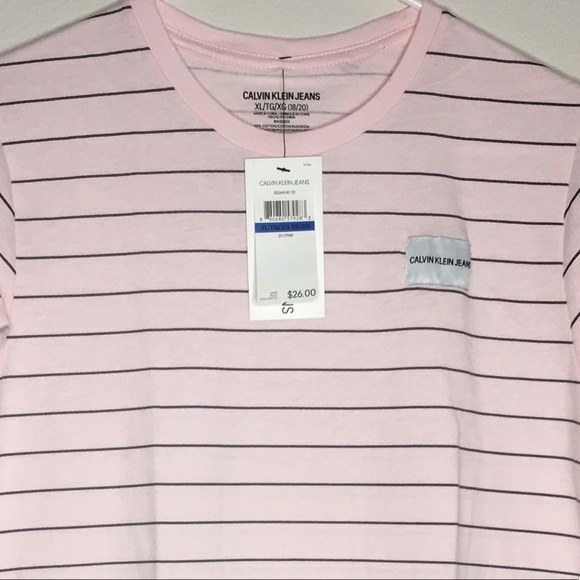 Calvin Klein Jeans Pink T-shirt - Picture 3 of 4